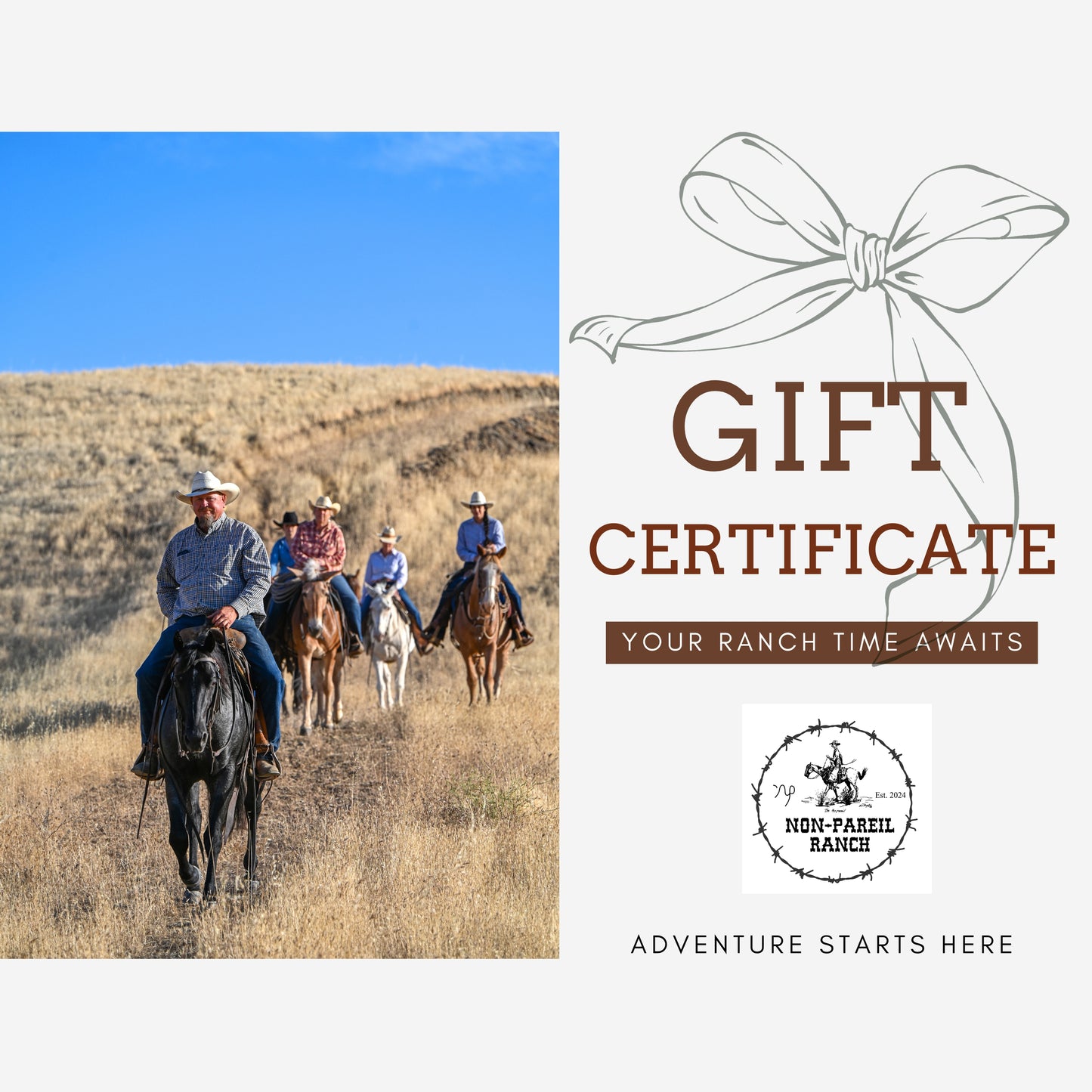 Non-Pareil Ranch E-Gift Card