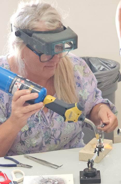 Private silversmithing class designed for your goals